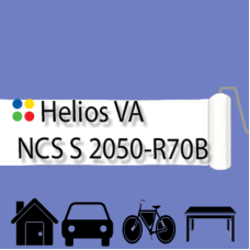NCS S 2050-R70B антикорозійна глянцева грунт-емаль (вініл-акрилова) HELIOS VA - 1л