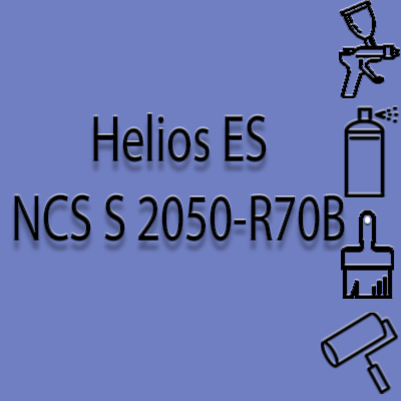 NCS S 2050-R70B глянцева 1К швидкосохнуча антикорозійна емаль Helios ES - 1л