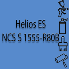 NCS S 1555-R80B глянцева 1К швидкосохнуча антикорозійна емаль Helios ES - 1л
