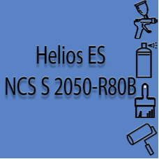 NCS S 2050-R80B глянцева 1К швидкосохнуча антикорозійна емаль Helios ES - 1л