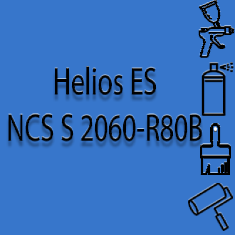 NCS S 2060-R80B глянцева 1К швидкосохнуча антикорозійна емаль Helios ES - 1л
