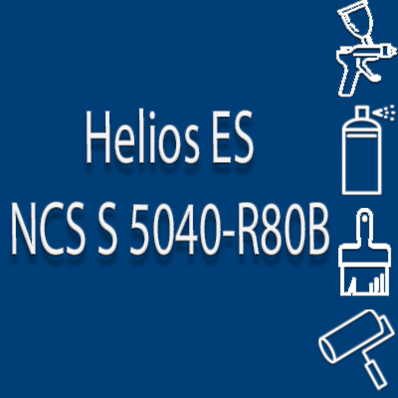 NCS S 5040-R80B глянцева 1К швидкосохнуча антикорозійна емаль Helios ES - 1л