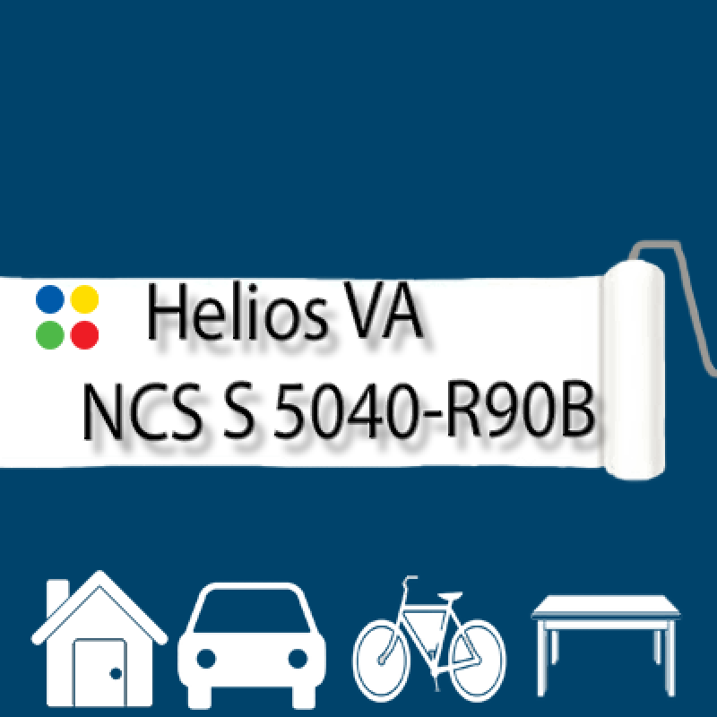 NCS S 5040-R90B антикорозійна глянцева грунт-емаль (вініл-акрилова) HELIOS VA - 1л