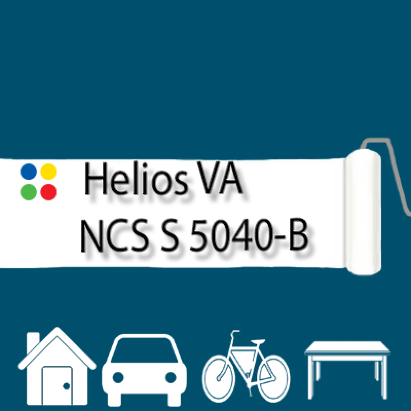 NCS S 5040-B антикорозійна глянцева грунт-емаль (вініл-акрилова) HELIOS VA - 1л