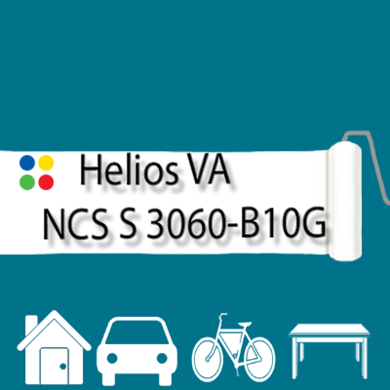 NCS S 3060-B10G антикорозійна глянцева грунт-емаль (вініл-акрилова) HELIOS VA - 1л