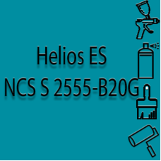 NCS S 2555-B20G глянцева 1К швидкосохнуча антикорозійна емаль Helios ES - 1л