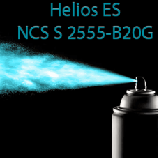 NCS S 2555-B20G аерозольна глянцева 1К швидкосохнуча антикорозійна емаль Helios ES - 400мл
