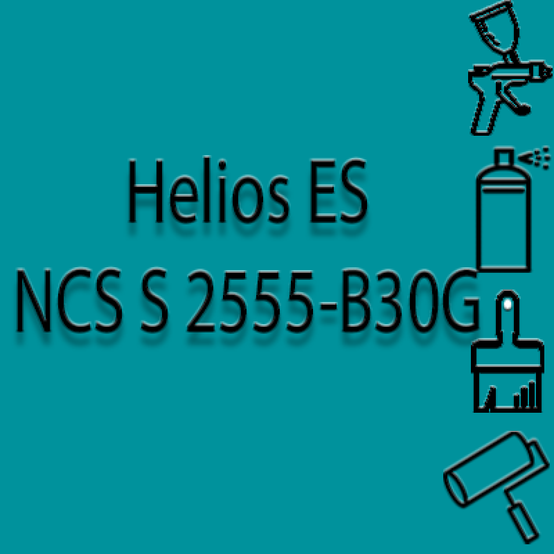 NCS S 2555-B30G глянцева 1К швидкосохнуча антикорозійна емаль Helios ES - 1л