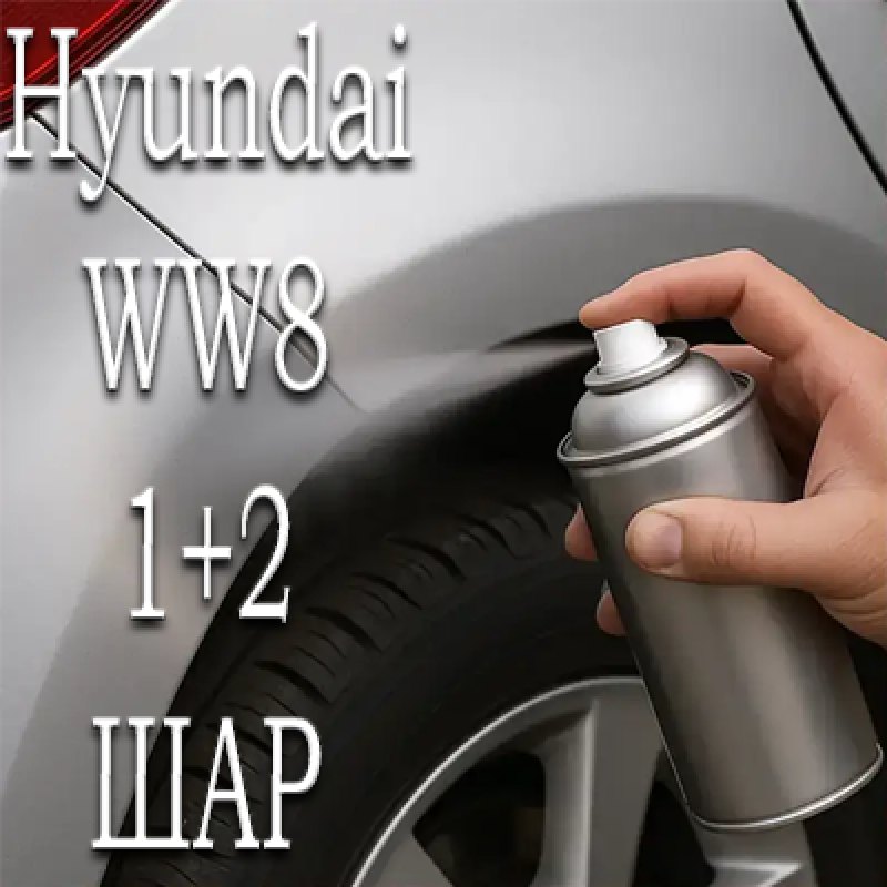 Hyundai WW8 ICE WHITE PRL. аерозольна базова фарба ADI UPP - 800мл. Комплект 1+2 шар.