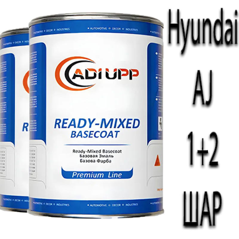 Hyundai AJ WHITE CRYSTAL PRL. базова автоемаль ADI UPP - 1.6л. Комплект 1+2 шар.