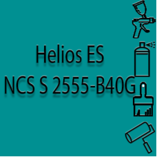 NCS S 2555-B40G глянцева 1К швидкосохнуча антикорозійна емаль Helios ES - 1л