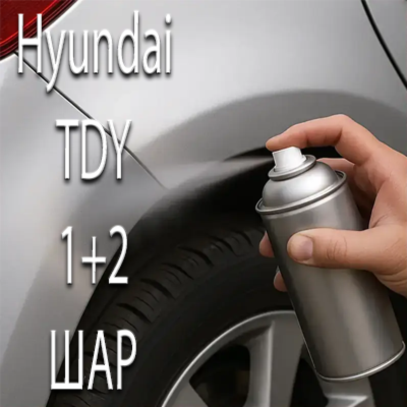 Hyundai  TDY CHARMING RED PRL. аерозольна базова фарба ADI UPP - 800мл. Комплект 1+2 шар.