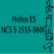 NCS S 2555-B60G глянцева 1К швидкосохнуча антикорозійна емаль Helios ES - 1л