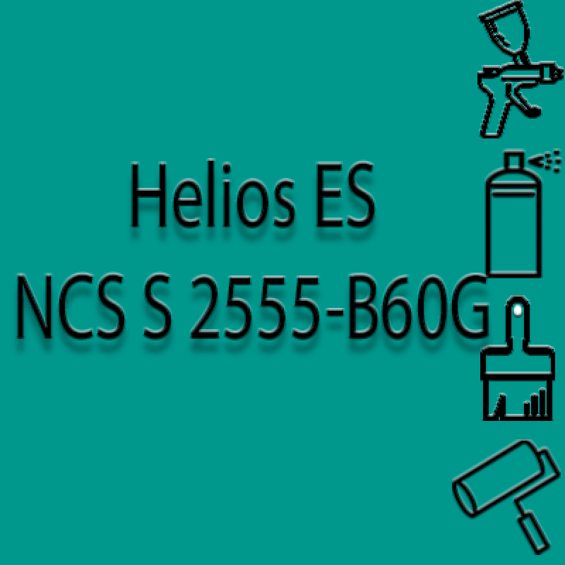 NCS S 2555-B60G глянцева 1К швидкосохнуча антикорозійна емаль Helios ES - 1л