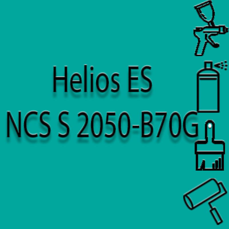 NCS S 2050-B70G глянцева 1К швидкосохнуча антикорозійна емаль Helios ES - 1л