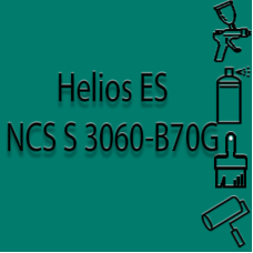 NCS S 3060-B70G глянцева 1К швидкосохнуча антикорозійна емаль Helios ES - 1л