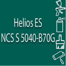 NCS S 5040-B70G глянцева 1К швидкосохнуча антикорозійна емаль Helios ES - 1л