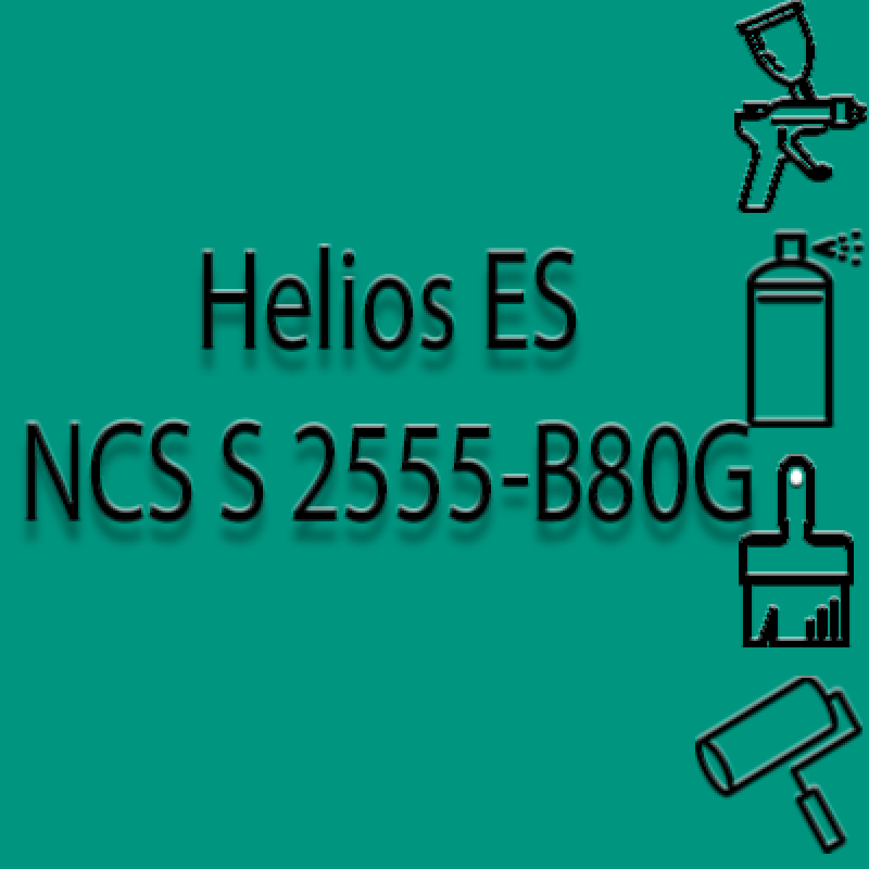 NCS S 2555-B80G глянцева 1К швидкосохнуча антикорозійна емаль Helios ES - 1л