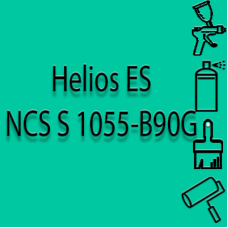 NCS S 1055-B90G глянцева 1К швидкосохнуча антикорозійна емаль Helios ES - 1л
