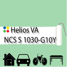 NCS S 1030-G10Y антикорозійна глянцева грунт-емаль (вініл-акрилова) HELIOS VA - 1л