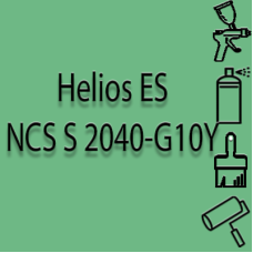 NCS S 2040-G10Y глянцева 1К швидкосохнуча антикорозійна емаль Helios ES - 1л