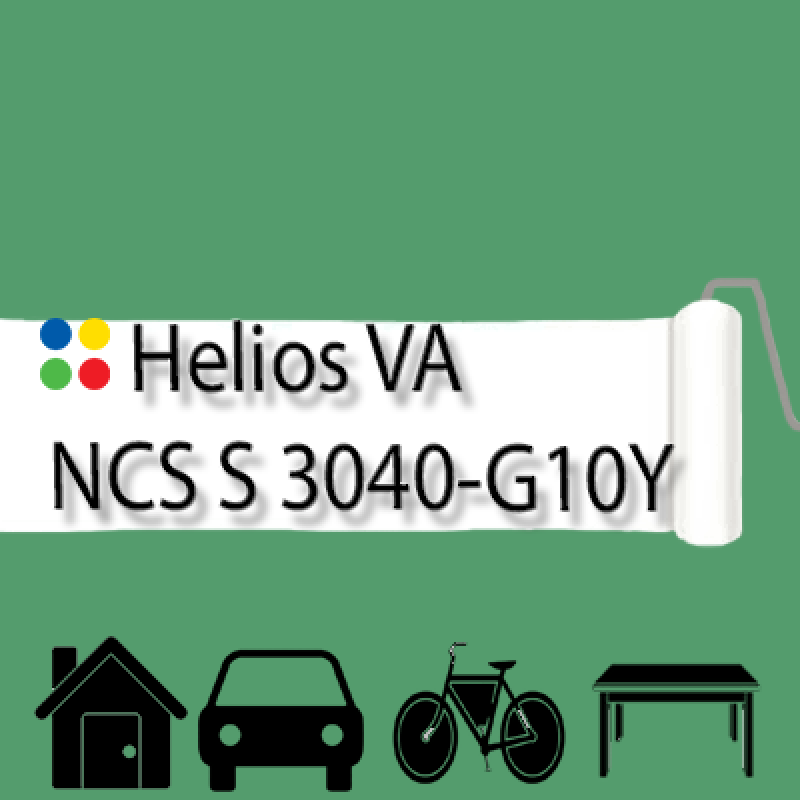 NCS S 3040-G10Y антикорозійна глянцева грунт-емаль (вініл-акрилова) HELIOS VA - 1л