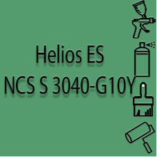 NCS S 3040-G10Y глянцева 1К швидкосохнуча антикорозійна емаль Helios ES - 1л