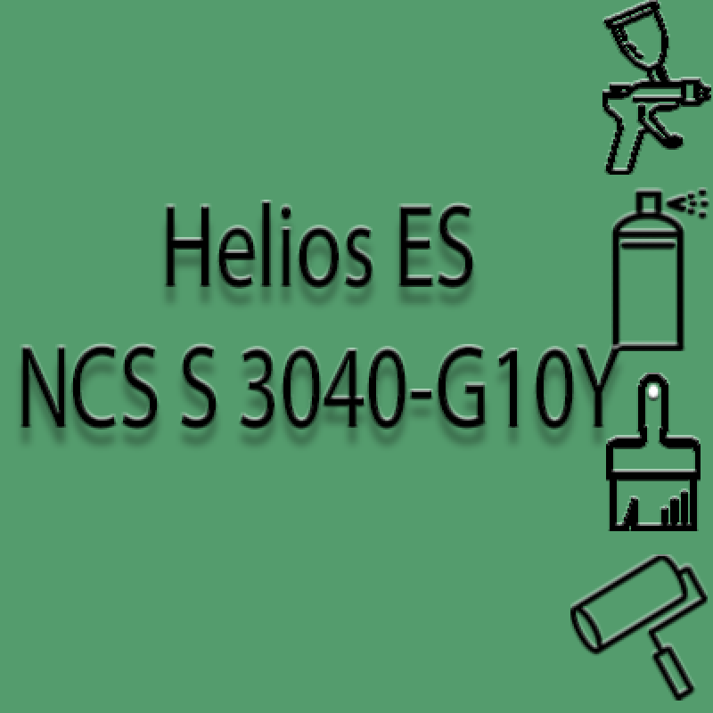 NCS S 3040-G10Y глянцева 1К швидкосохнуча антикорозійна емаль Helios ES - 1л