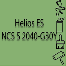 NCS S 2040-G30Y глянцева 1К швидкосохнуча антикорозійна емаль Helios ES - 1л