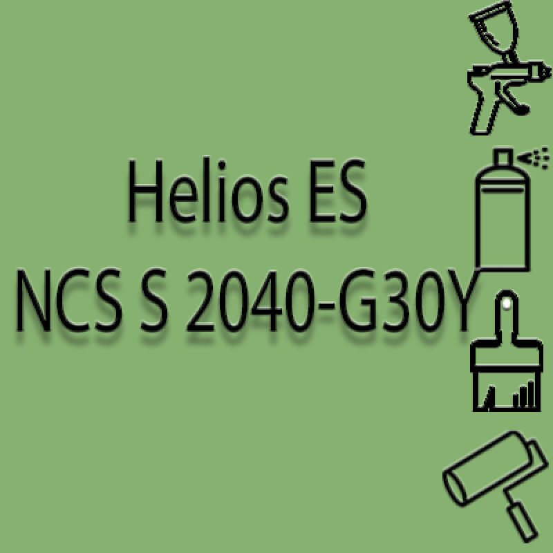 NCS S 2040-G30Y глянцева 1К швидкосохнуча антикорозійна емаль Helios ES - 1л