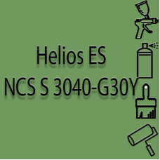 NCS S 3040-G30Y глянцева 1К швидкосохнуча антикорозійна емаль Helios ES - 1л