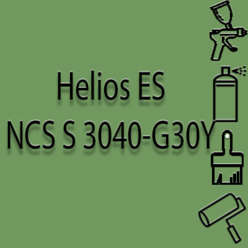 NCS S 3040-G30Y глянцева 1К швидкосохнуча антикорозійна емаль Helios ES - 1л