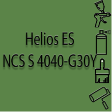 NCS S 4040-G30Y глянцева 1К швидкосохнуча антикорозійна емаль Helios ES - 1л