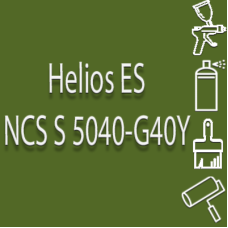 NCS S 5040-G40Y глянцева 1К швидкосохнуча антикорозійна емаль Helios ES - 1л