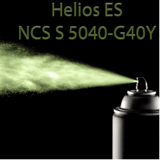 NCS S 5040-G40Y аерозольна глянцева 1К швидкосохнуча антикорозійна емаль Helios ES - 400мл