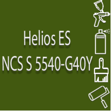 NCS S 5540-G40Y глянцева 1К швидкосохнуча антикорозійна емаль Helios ES - 1л