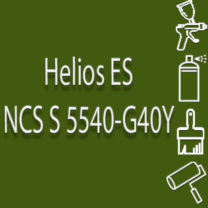 NCS S 5540-G40Y глянцева 1К швидкосохнуча антикорозійна емаль Helios ES - 1л
