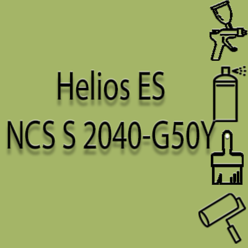 NCS S 2040-G50Y глянцева 1К швидкосохнуча антикорозійна емаль Helios ES - 1л