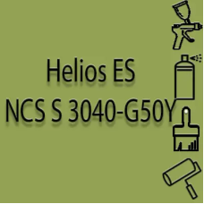 NCS S 3040-G50Y глянцева 1К швидкосохнуча антикорозійна емаль Helios ES - 1л