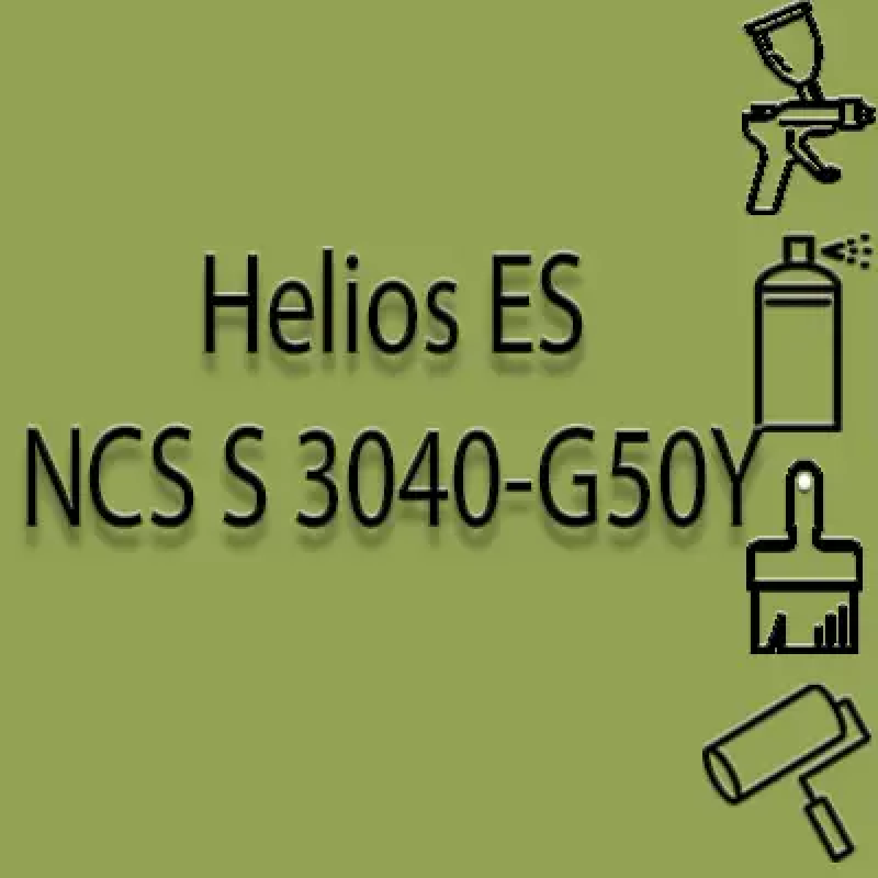 NCS S 3040-G50Y глянцева 1К швидкосохнуча антикорозійна емаль Helios ES - 1л