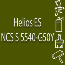 NCS S 5540-G50Y глянцева 1К швидкосохнуча антикорозійна емаль Helios ES - 1л
