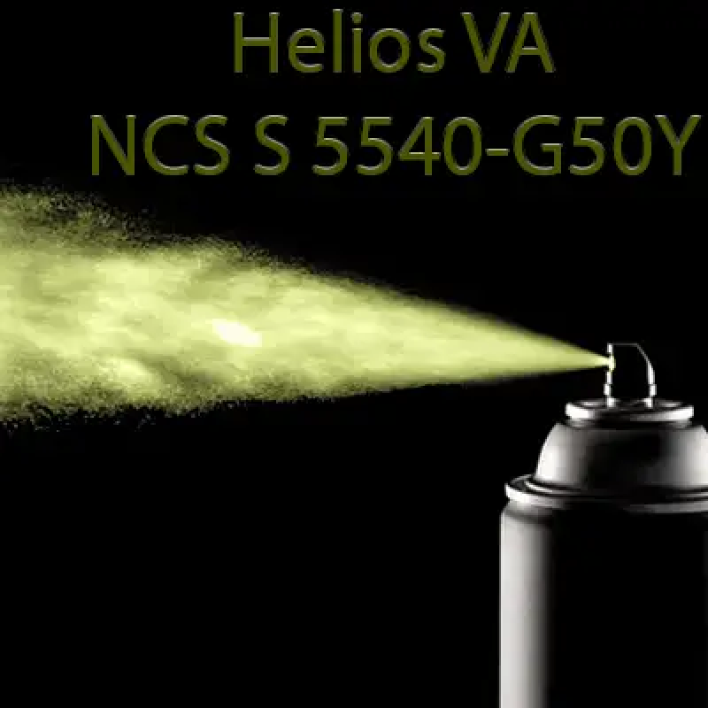 NCS S 5540-G50Y аерозольна антикорозійна глянцева грунт-емаль (вініл-акрилова) HELIOS VA - 400м