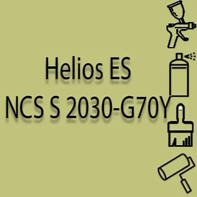 NCS S 2030-G70Y глянцева 1К швидкосохнуча антикорозійна емаль Helios ES - 1л