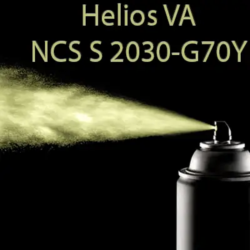 NCS S 2030-G70Y аерозольна антикорозійна глянцева грунт-емаль (вініл-акрилова) HELIOS VA - 400м