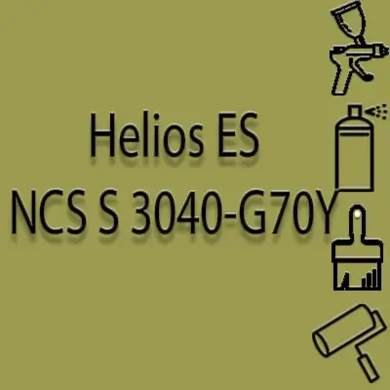 NCS S 3040-G70Y глянцева 1К швидкосохнуча антикорозійна емаль Helios ES - 1л