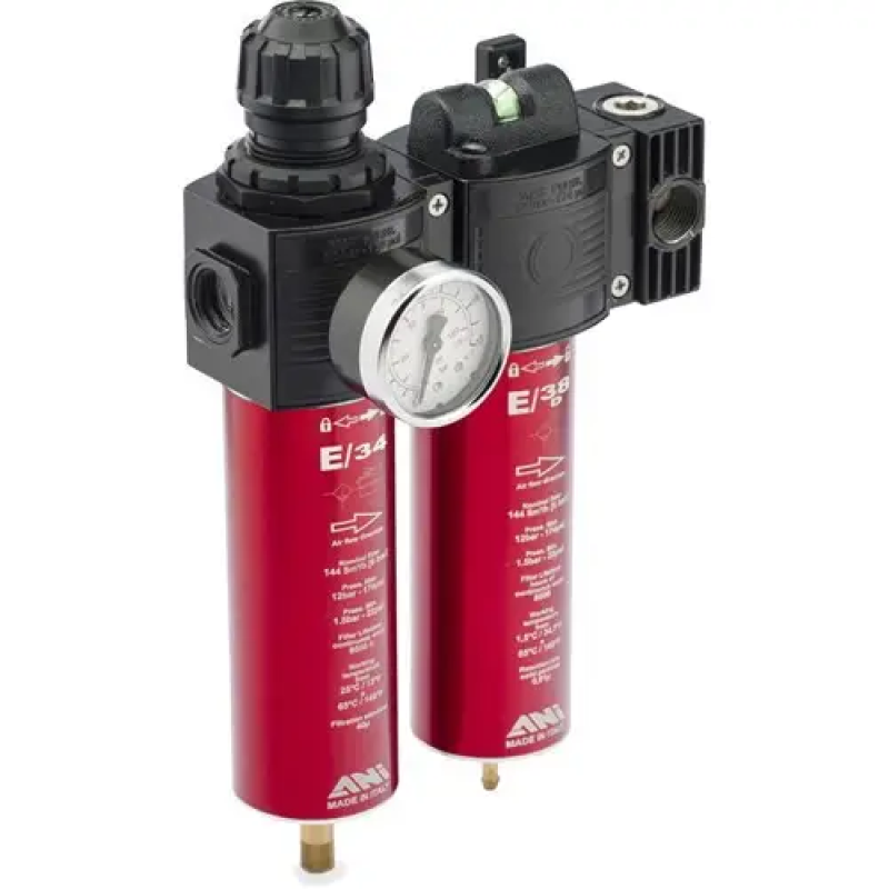 Блок підготовки повітря (2 ступені) – ANI E/32-C GRUPPO FILTRO. Made in Italy. Блок підготовки повітря (2 ступені) – ANI E/32-C GRUPPO FILTRO. Made in Italy.