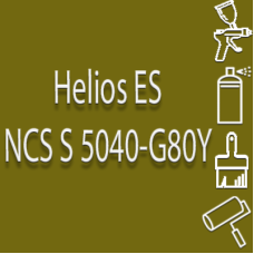 NCS S 5040-G80Y глянцева 1К швидкосохнуча антикорозійна емаль Helios ES - 1л