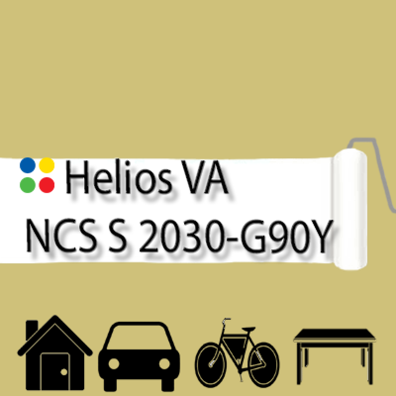 NCS S 2030-G90Y антикорозійна глянцева грунт-емаль (вініл-акрилова) HELIOS VA - 1л