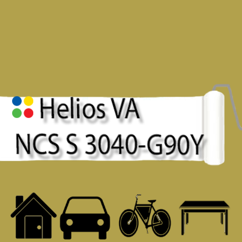 NCS S 3040-G90Y антикорозійна глянцева грунт-емаль (вініл-акрилова) HELIOS VA - 1л