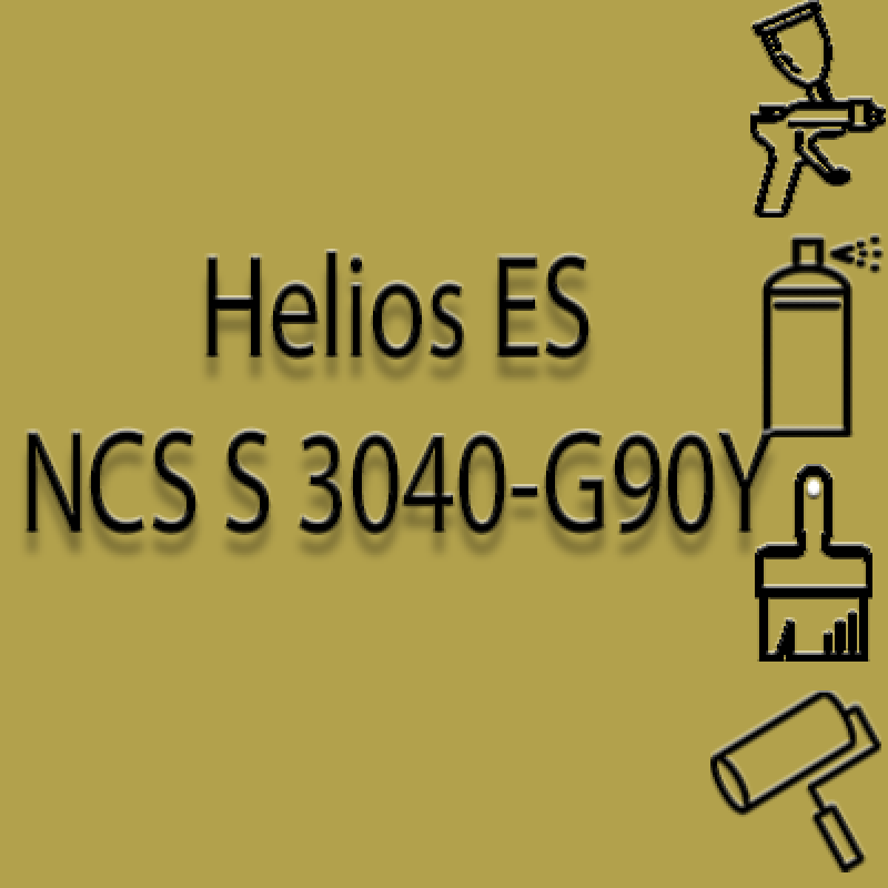 NCS S 3040-G90Y глянцева 1К швидкосохнуча антикорозійна емаль Helios ES - 1л